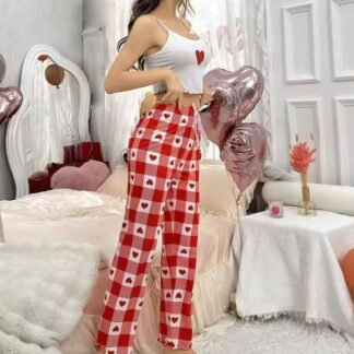 Pyjama Carré Rouge