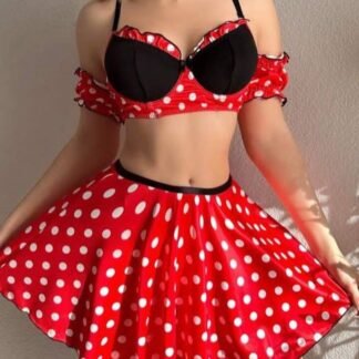 Ensemble Lingerie à Pois ❤️🩷
